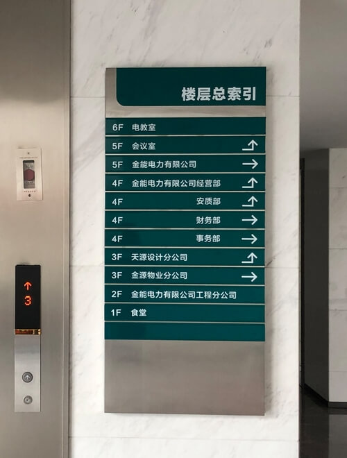 樓層索引牌_樓層指示牌_樓層牌貼墻