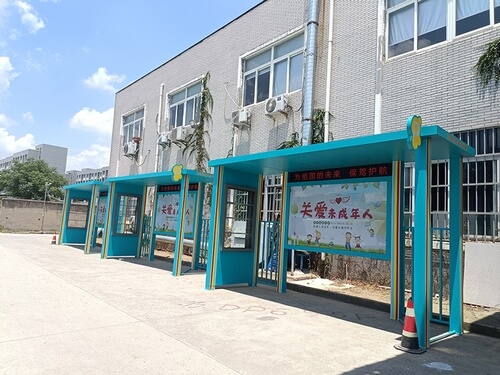 候車亭制作_站臺制作_公交候車亭