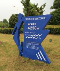 公園標識系統_公園健步走道標識_導覽牌