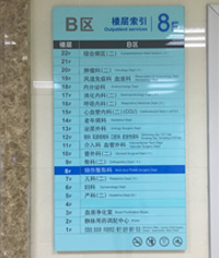 醫院標識系統_醫院導視牌_導視系統