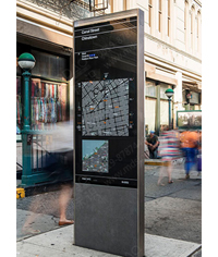 平面圖標識_立牌_不銹鋼標識牌